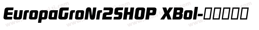 EuropaGroNr2SHOP XBol字体转换